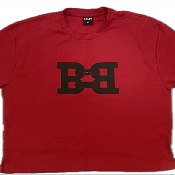 Bally Red Full-Sleeve Women’s T-Shirt - Picture 2 of 4